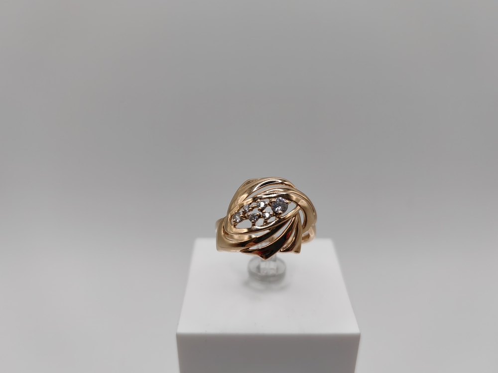 КОЛКМИ585 КОЛЬЦО С КАМНЯМИ (Au 585)