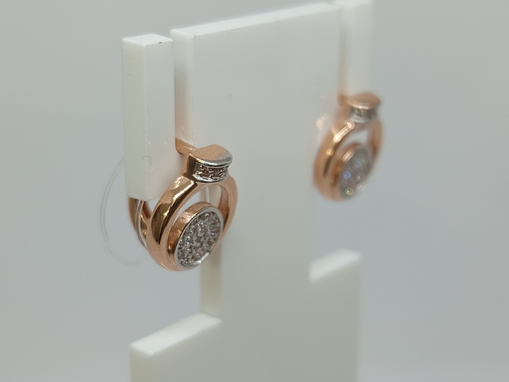 СЕРЬГИ С КАМНЯМИ (Au 585)