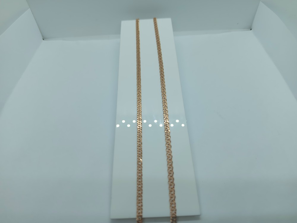 ЦЕПЬ ПОЛНОВЕСНАЯ Ромб двойной (Au 585)