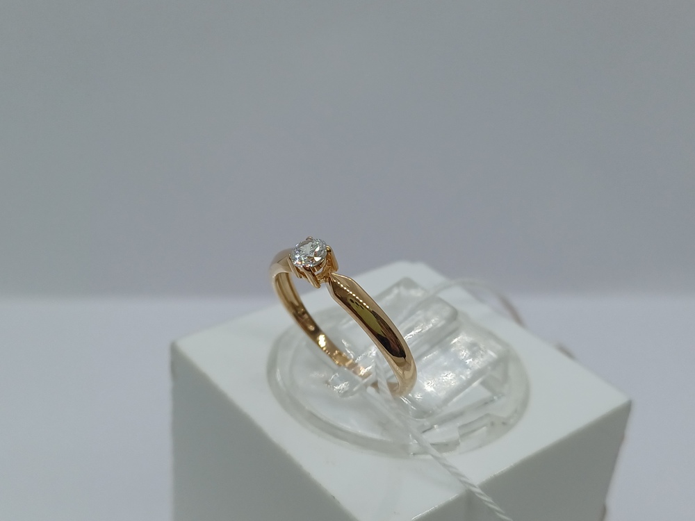 КОЛКМ585 КОЛЬЦО С КАМНЕМ (Au 585)