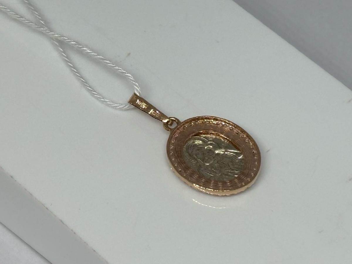 ПОДВЕСКА ИКОНА С КАМНЯМИ (Au 585)