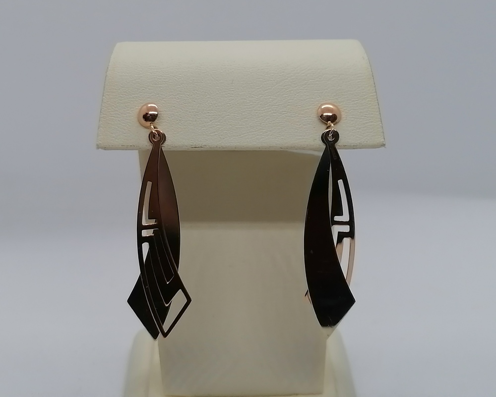 СЕРЬГИ БЕЗ КАМНЯ (Au 585)