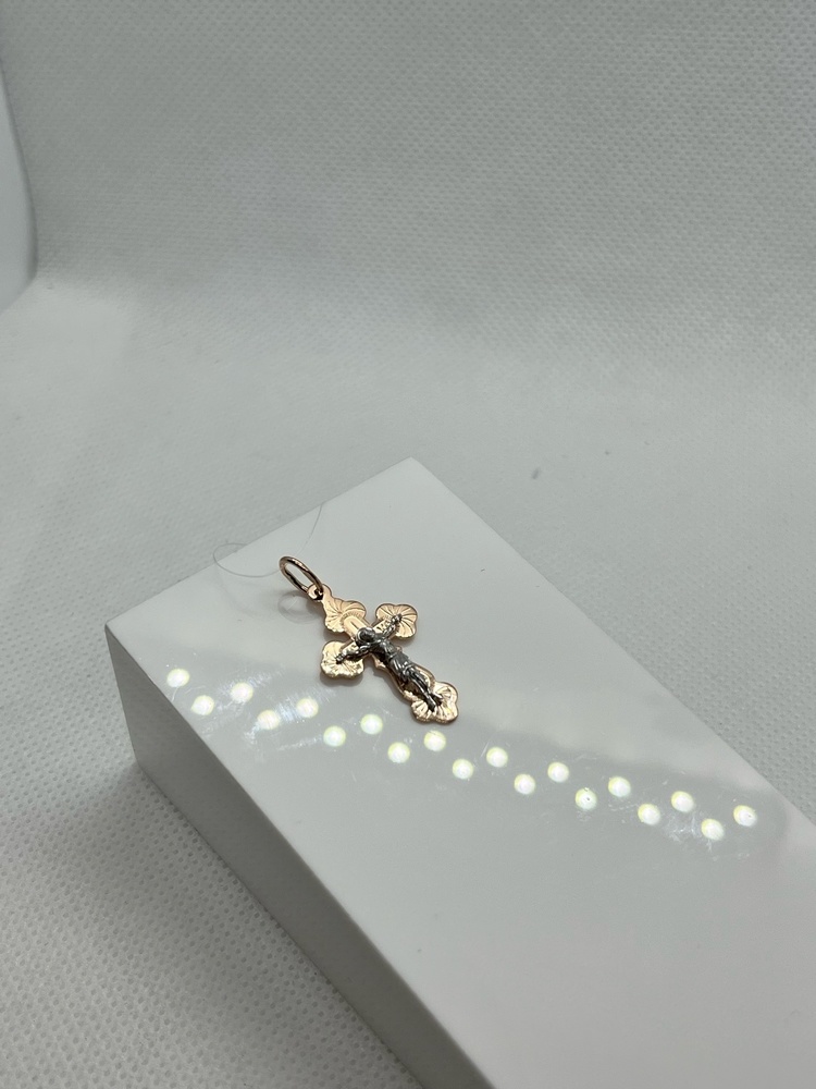 ПОДВЕСКА КРЕСТ без камня (Au 585)