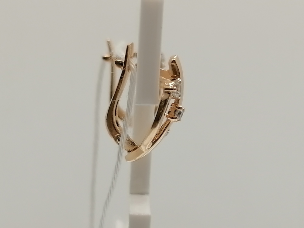 СЕРЬГИ С КАМНЯМИ (Au 585)