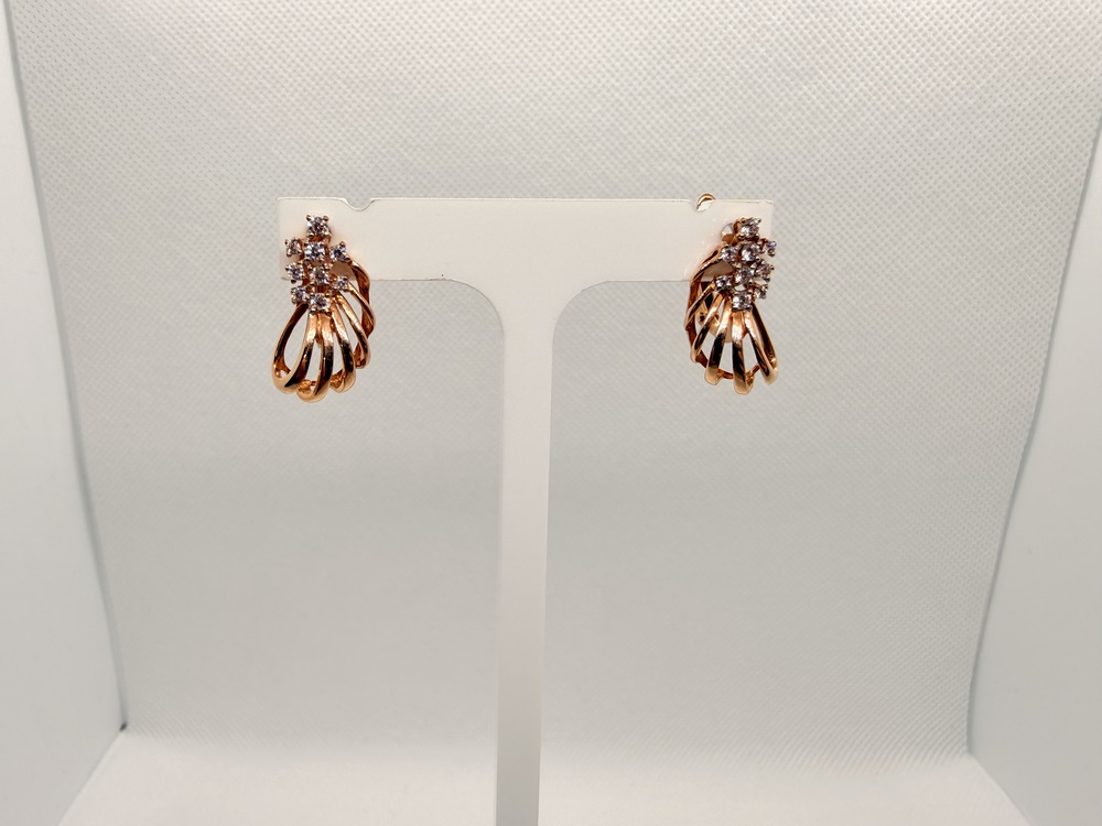 СЕРЬГИ С КАМНЯМИ (Au 585)