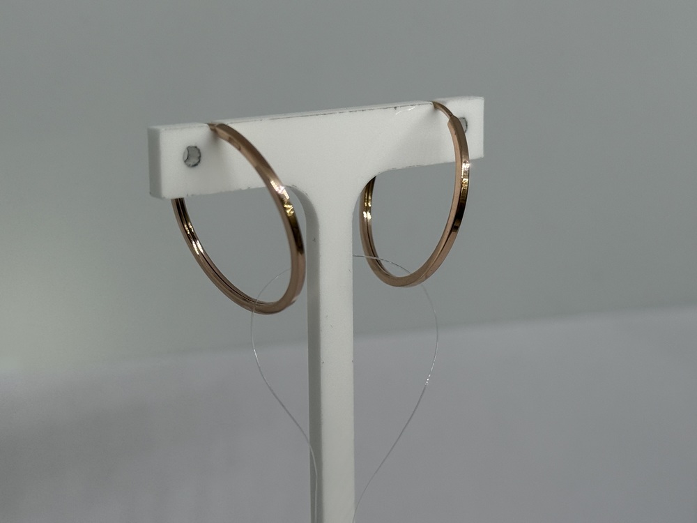 03-207337 СЕРЬГИ КОНГО без камня (Au 585)