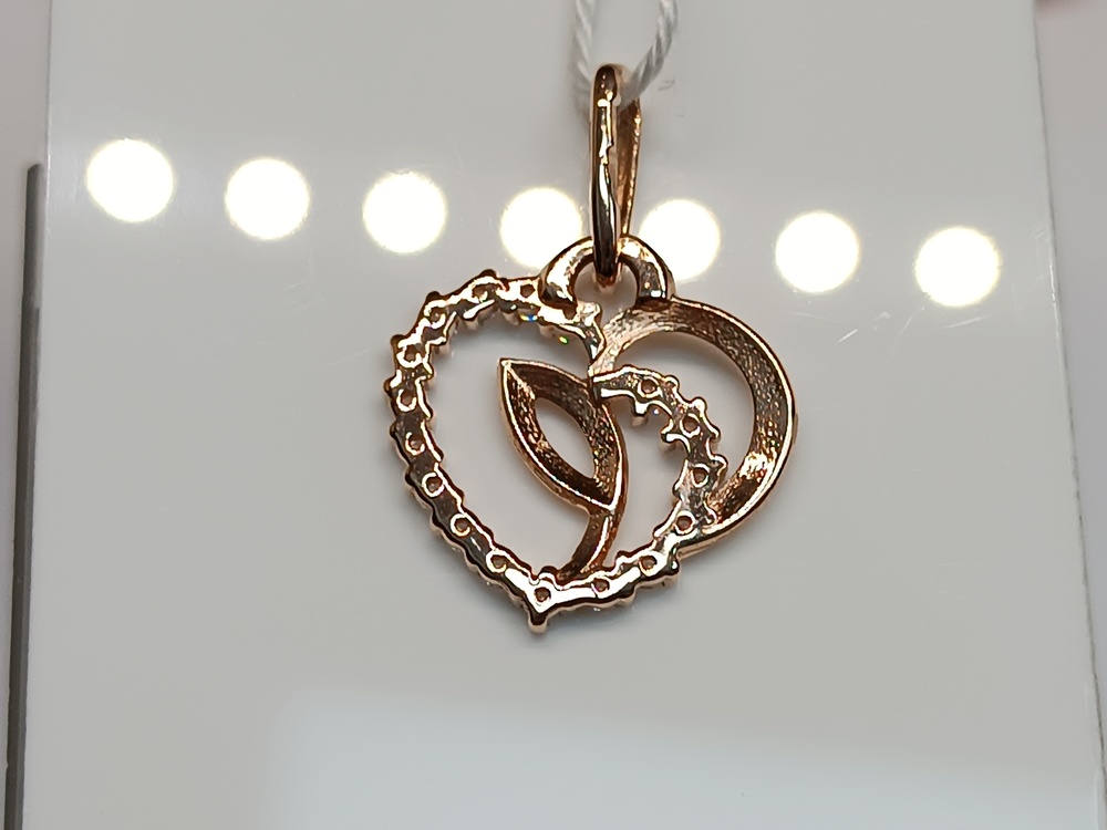 ПОДВЕСКА С КАМНЯМИ (Au 585)