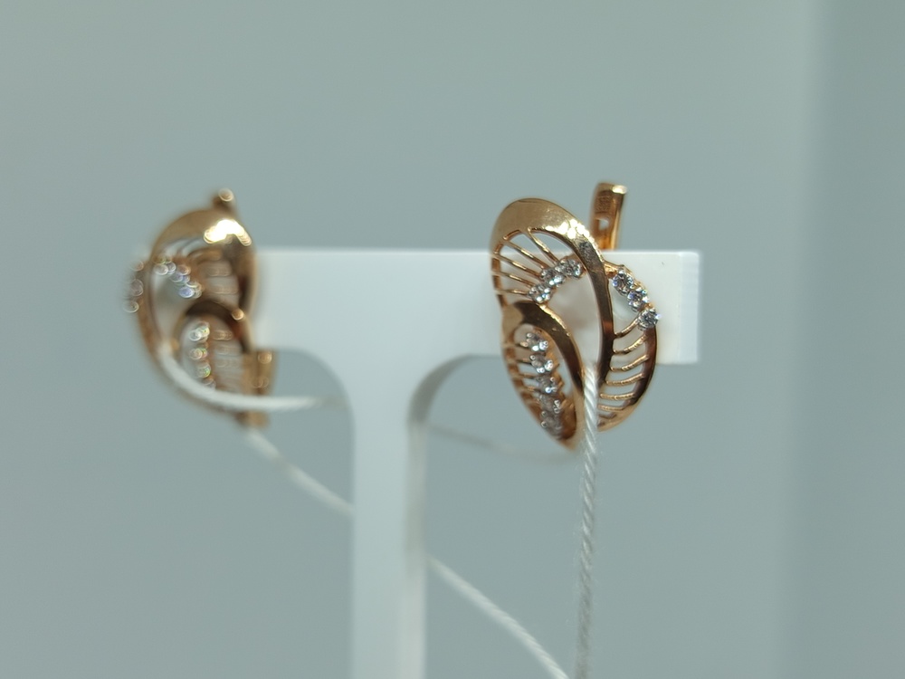 СЕРЬГИ С КАМНЯМИ (Au 585)