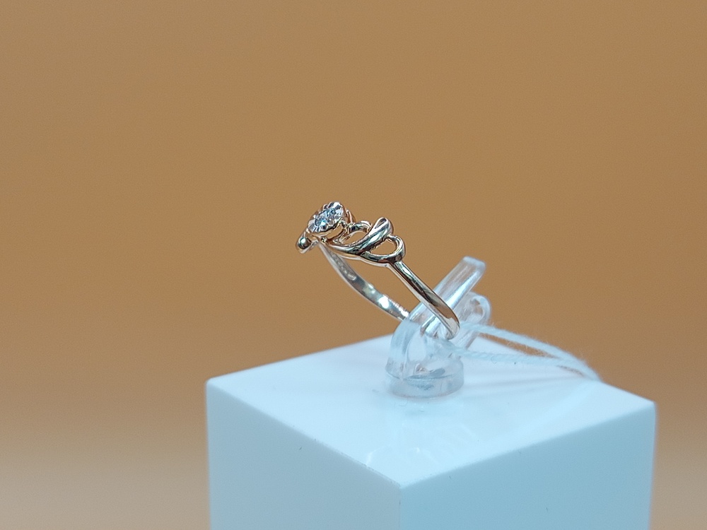 КОЛЬЦО С КАМНЕМ (Au 585)