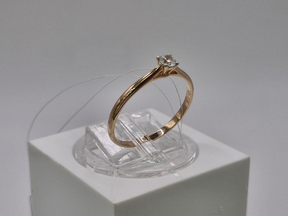 КОЛЬЦО С КАМНЕМ (Au 585)