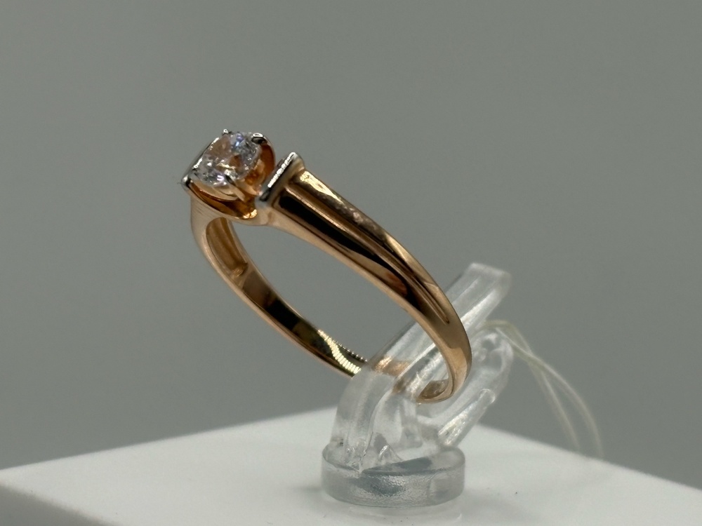 КОЛЬЦО С КАМНЕМ (Au 585)