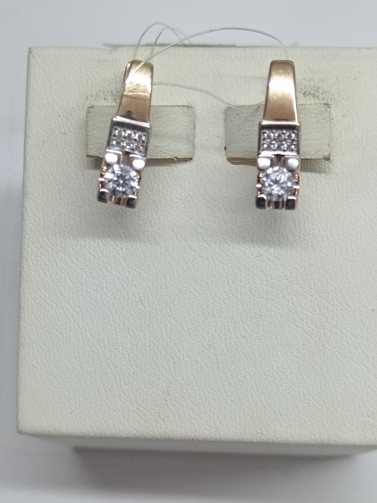 СЕРЬГИ С КАМНЯМИ (Au 585)