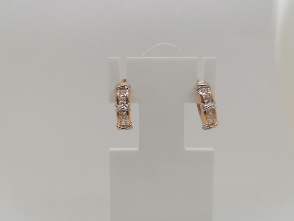 СЕРЬГИ С КАМНЯМИ (Au 585)