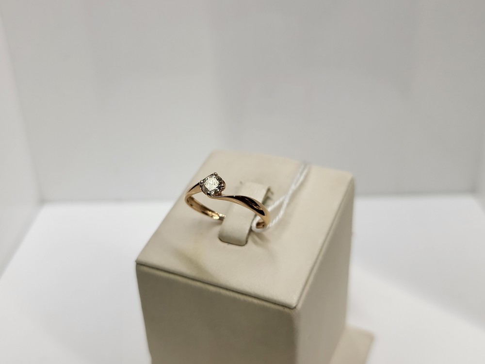 КОЛЬЦО БРИЛЛИАНТ Au 585