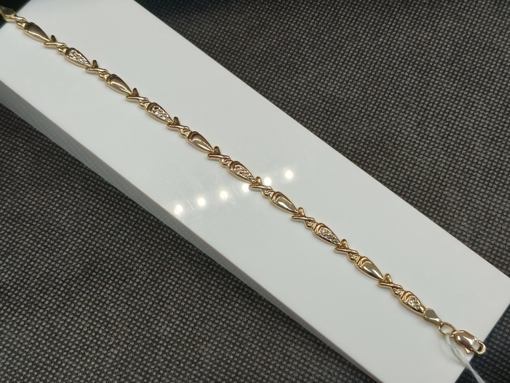 БРАСЛЕТ ПУСТОТЕЛЫЙ Ролекс Au 585