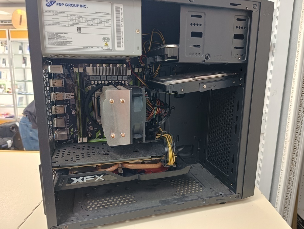 Системный блок Ginzzu; Xeon E5-2670, Radeon RX 570, 16 Гб, Нет, 1 Tb