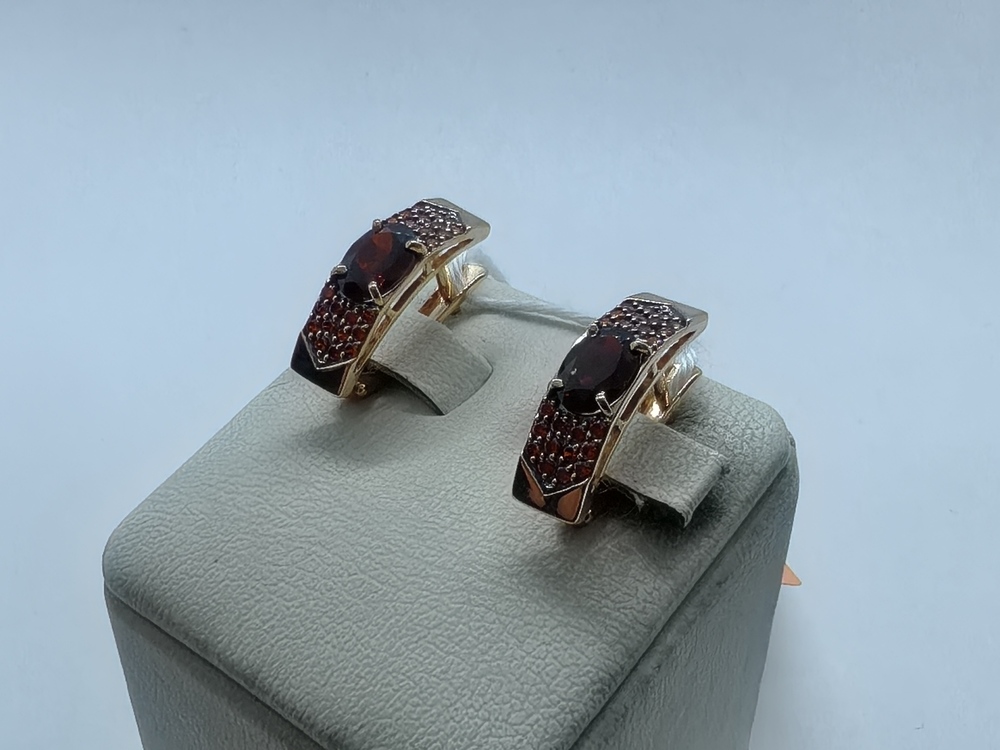 СКМИ585 СЕРЬГИ С КАМНЯМИ (Au 585)