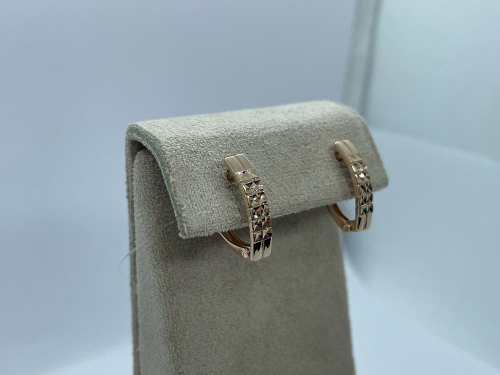 СЕРЬГИ БЕЗ КАМНЯ (Au 585)