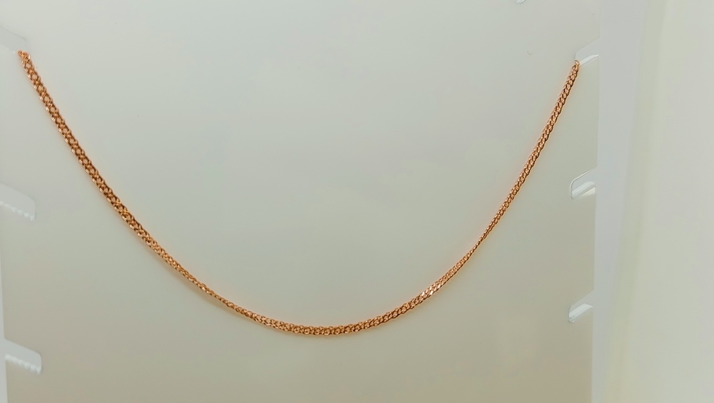 ЦЕПЬ ПОЛНОВЕСНАЯ Ромб двойной (Au 585)