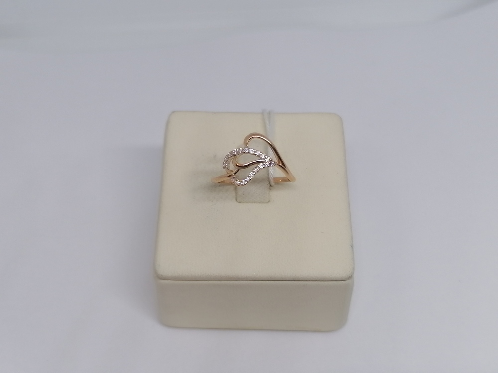 КОЛКМИ585 КОЛЬЦО С КАМНЯМИ (Au 585)