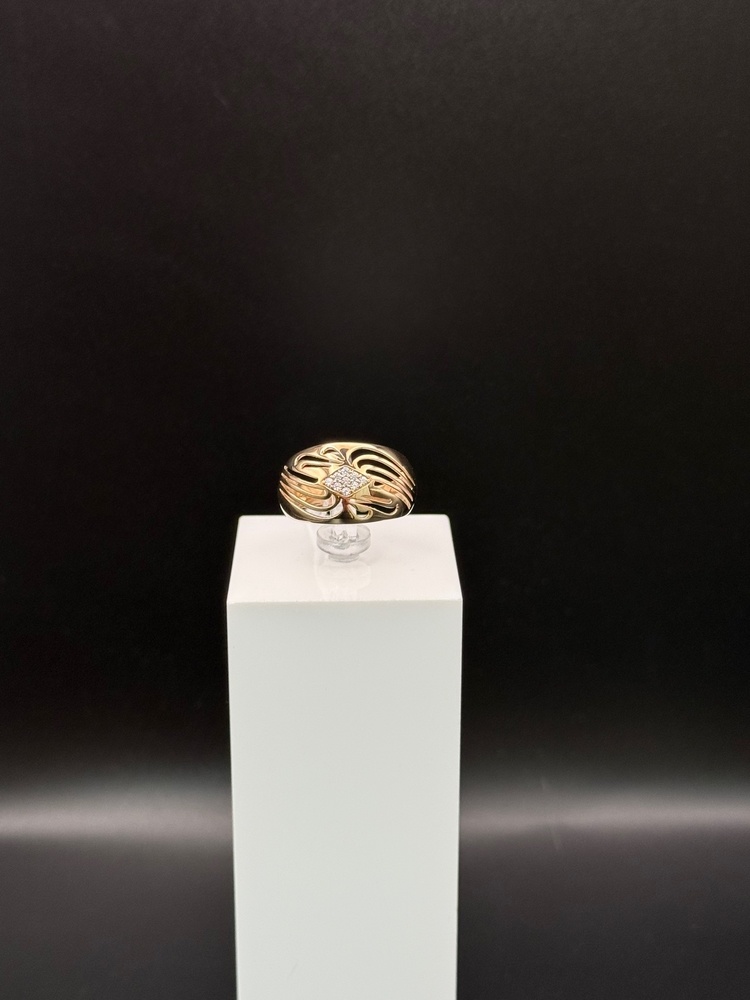 КОЛКМИ585 КОЛЬЦО С КАМНЯМИ (Au 585)