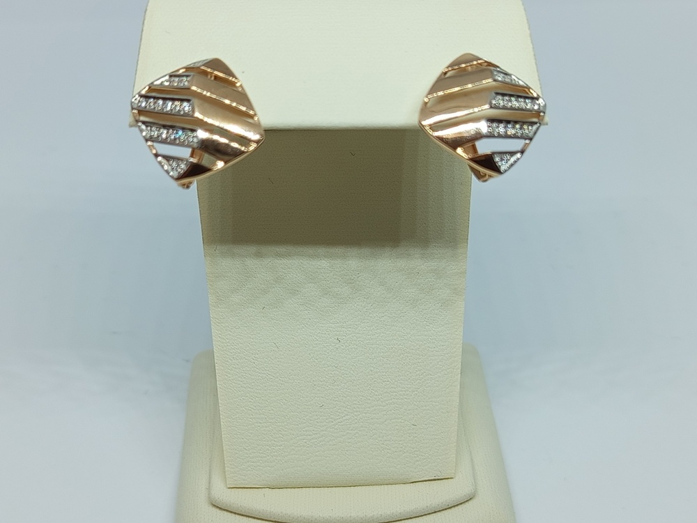 СЕРЬГИ С КАМНЯМИ (Au 585)