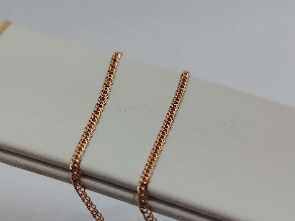 ЦЕПЬ ПОЛНОВЕСНАЯ Ромб двойной (Au 585)