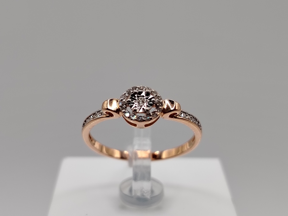 КОЛЬЦО БРИЛЛИАНТ Au 585