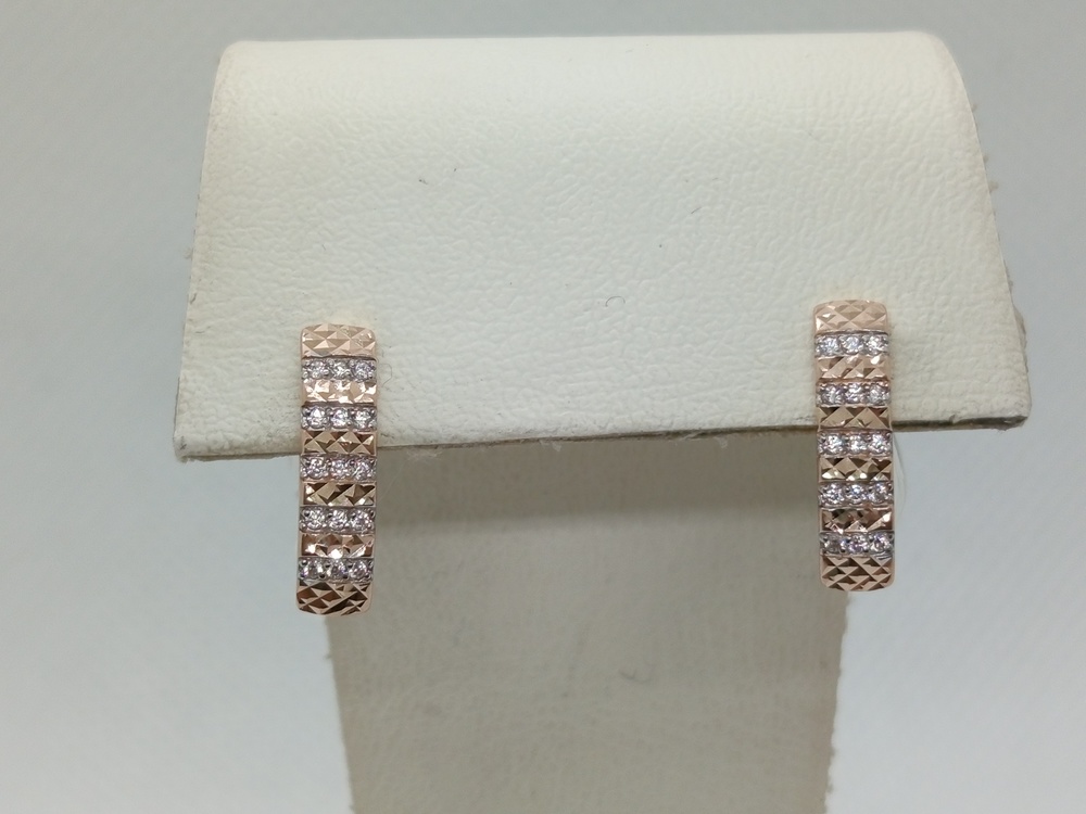 СЕРЬГИ С КАМНЯМИ (Au 585)