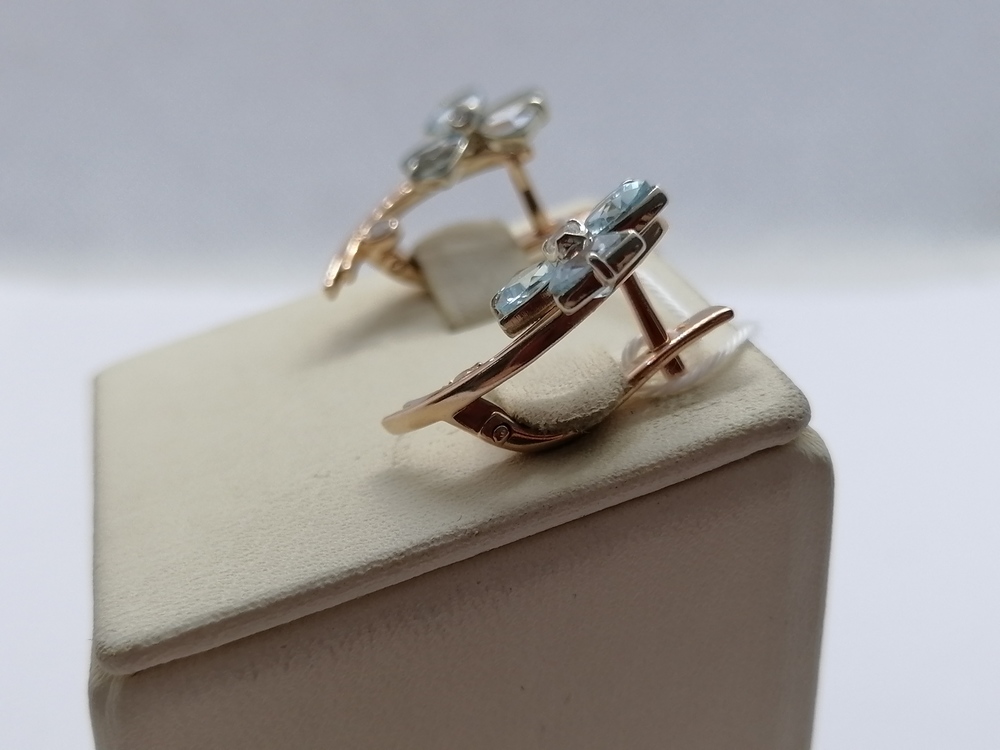 СЕРЬГИ С КАМНЯМИ (Au 585)