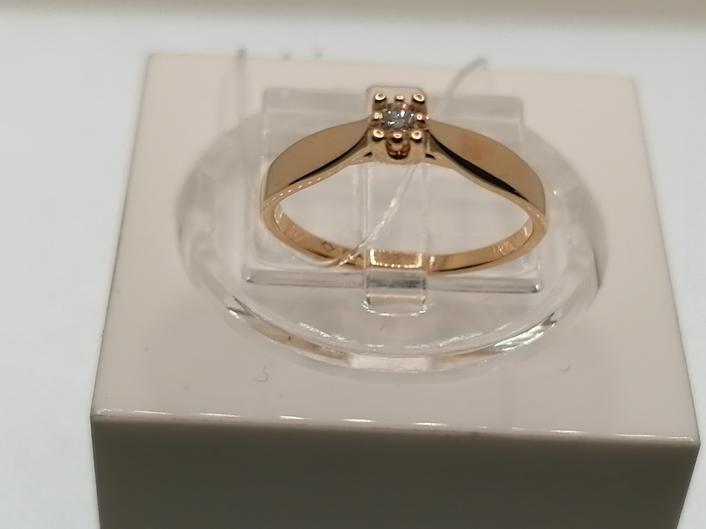 КОЛЬЦО БРИЛЛИАНТ (Au 585)