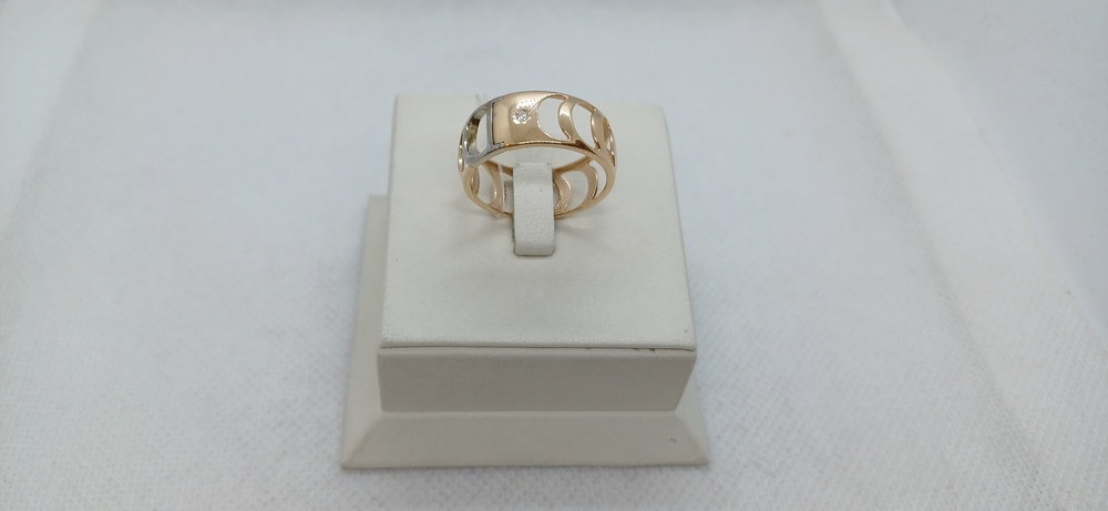 К5063 КОЛЬЦО С КАМНЕМ (Au 585)