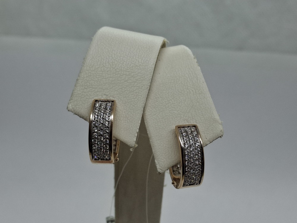 СЕРЬГИ С КАМНЯМИ (Au 585)