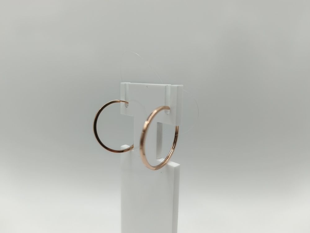 03-207337 СЕРЬГИ КОНГО без камня (Au 585)