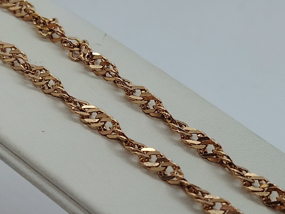 ЦЛСИ585 ЦЕПЬ ПОЛНОВЕСНАЯ Сингапур (Au 585)