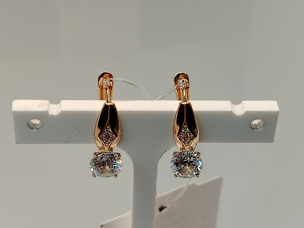 СЕРЬГИ С КАМНЯМИ (Au 585)