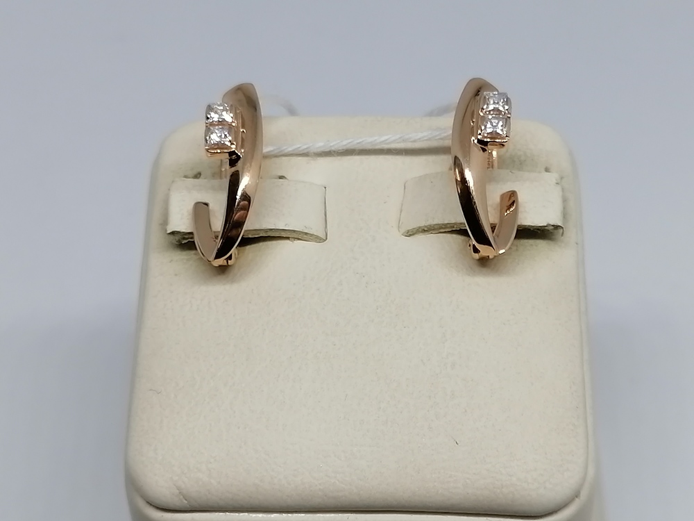 СЕРЬГИ С КАМНЯМИ (Au 585)