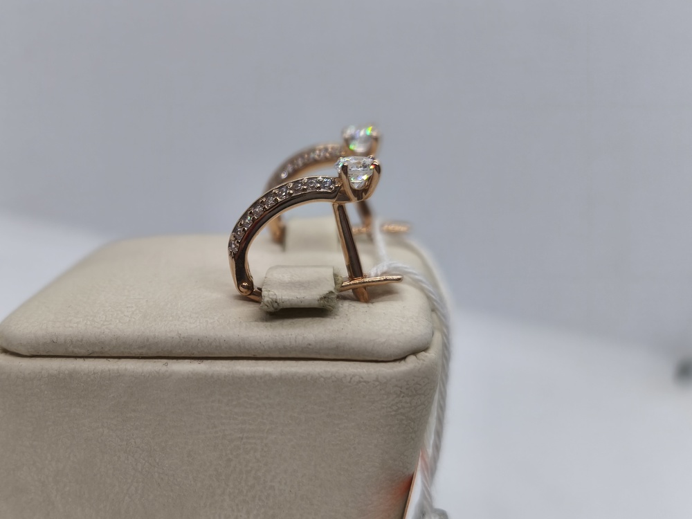 СЕРЬГИ С КАМНЯМИ (Au 585)