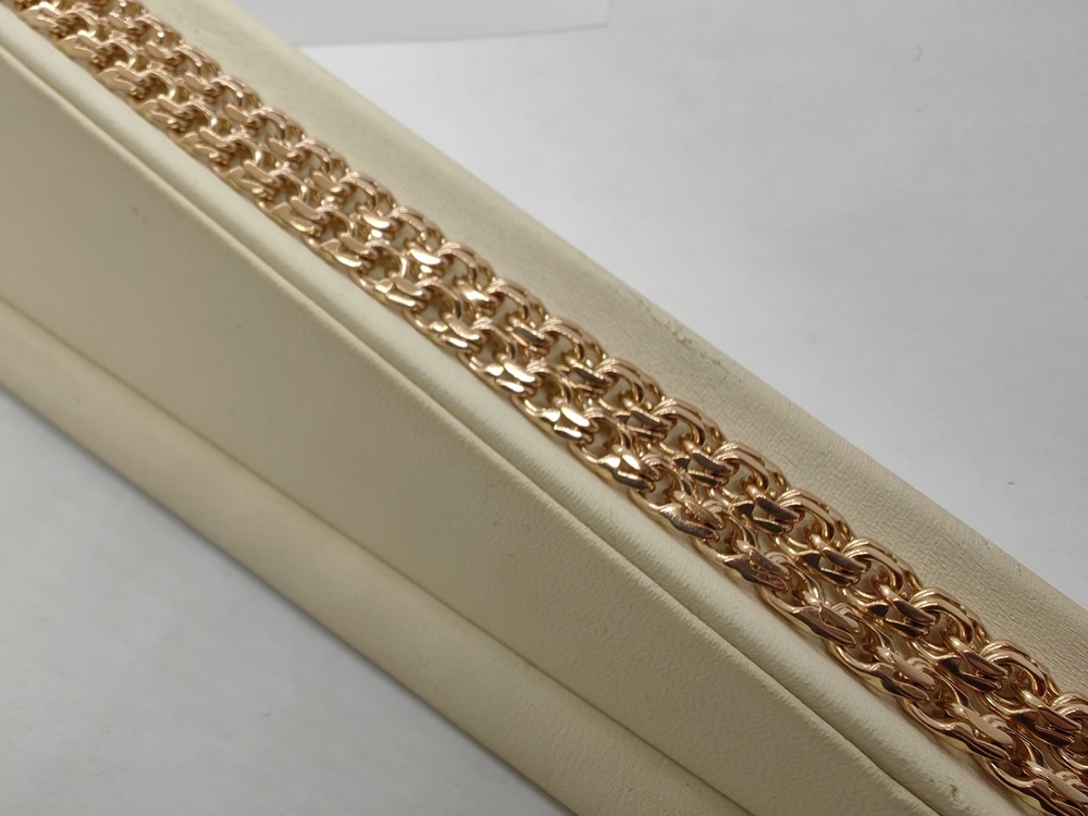 ЦЕПЬ ПОЛНОВЕСНАЯ Бисмарк (Au 585)