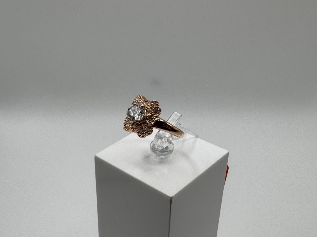 КОЛКМИ585 КОЛЬЦО С КАМНЯМИ (Au 585)