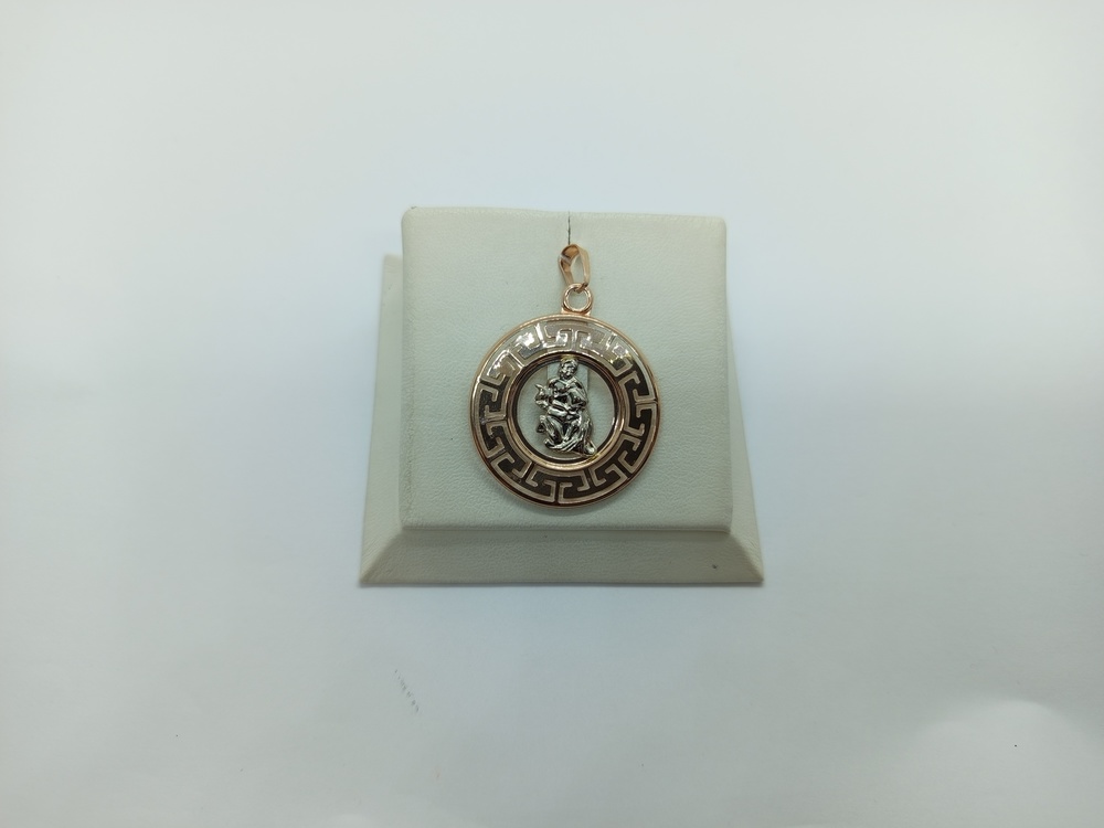 ПОДВЕСКА ЗНАК ЗОДИАКА ВОДОЛЕЙ (Au 585)