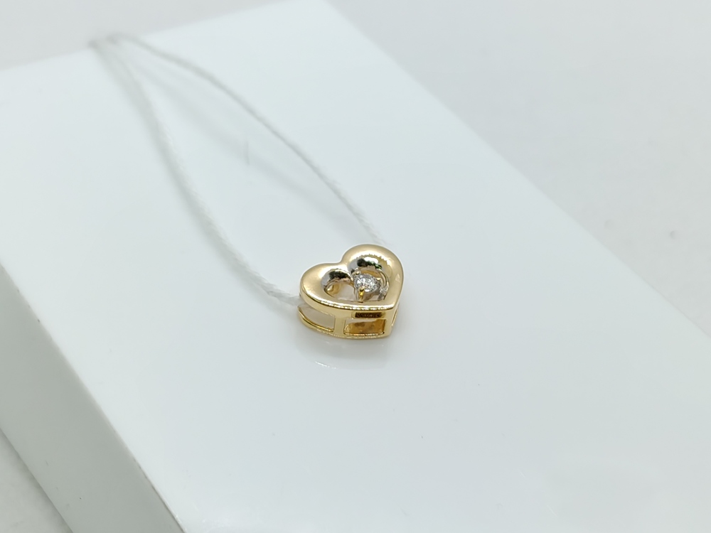 ПОДКМ585 ПОДВЕСКА С КАМНЕМ (Au 585)