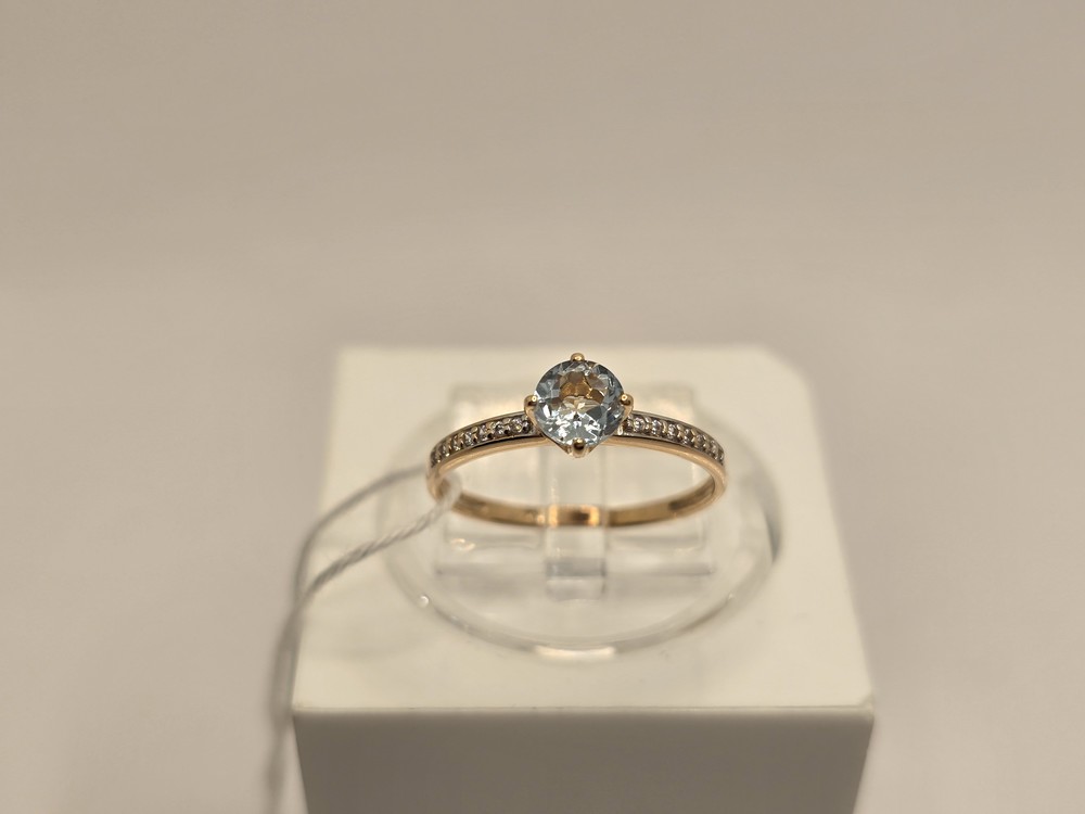 КОЛЬЦО С КАМНЯМИ (Au 585)