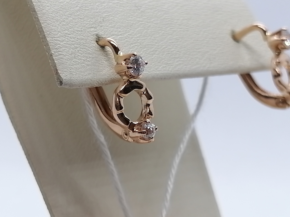 СЕРЬГИ С КАМНЯМИ (Au 585)