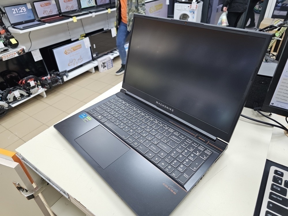 Ноутбук Machenike S15; Core I5-12450H, GeForce RTX 3050, 16 Гб, 512 GB, Нет