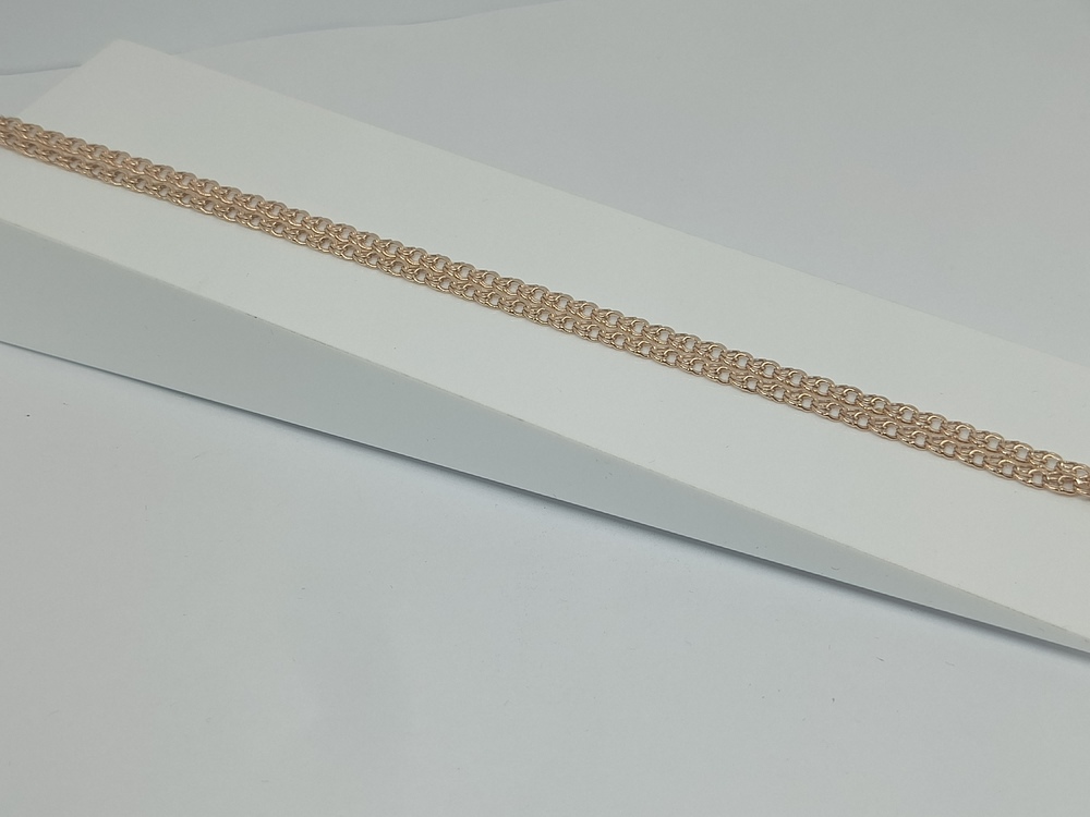 ЦЕПЬ ПУСТОТЕЛАЯ Бисмарк (Au 585)