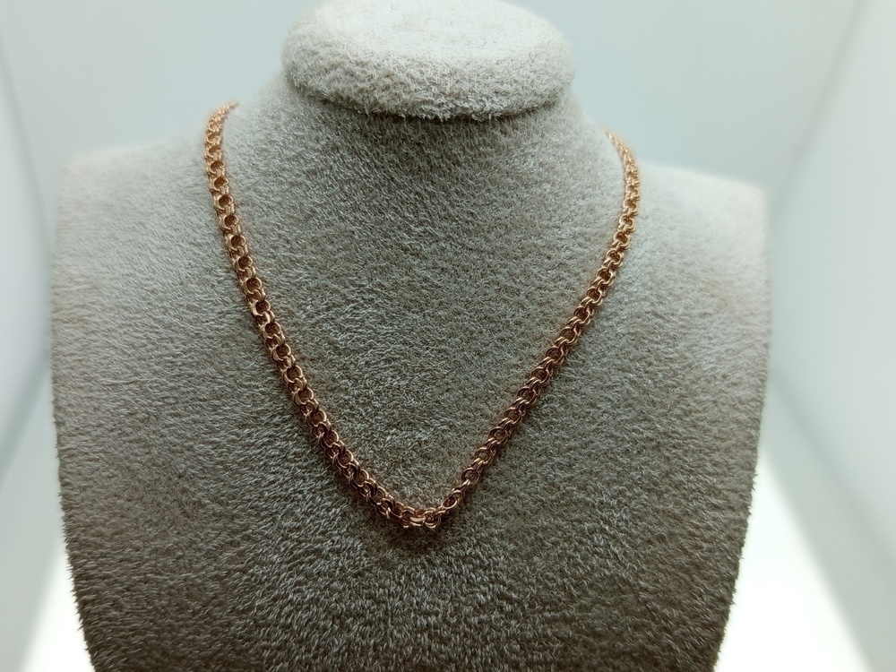 ЦЕПЬ ПУСТОТЕЛАЯ Бисмарк (Au 585)