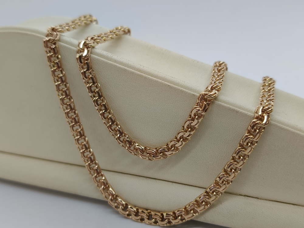 ЦЕПЬ ПОЛНОВЕСНАЯ Бисмарк (Au 585)