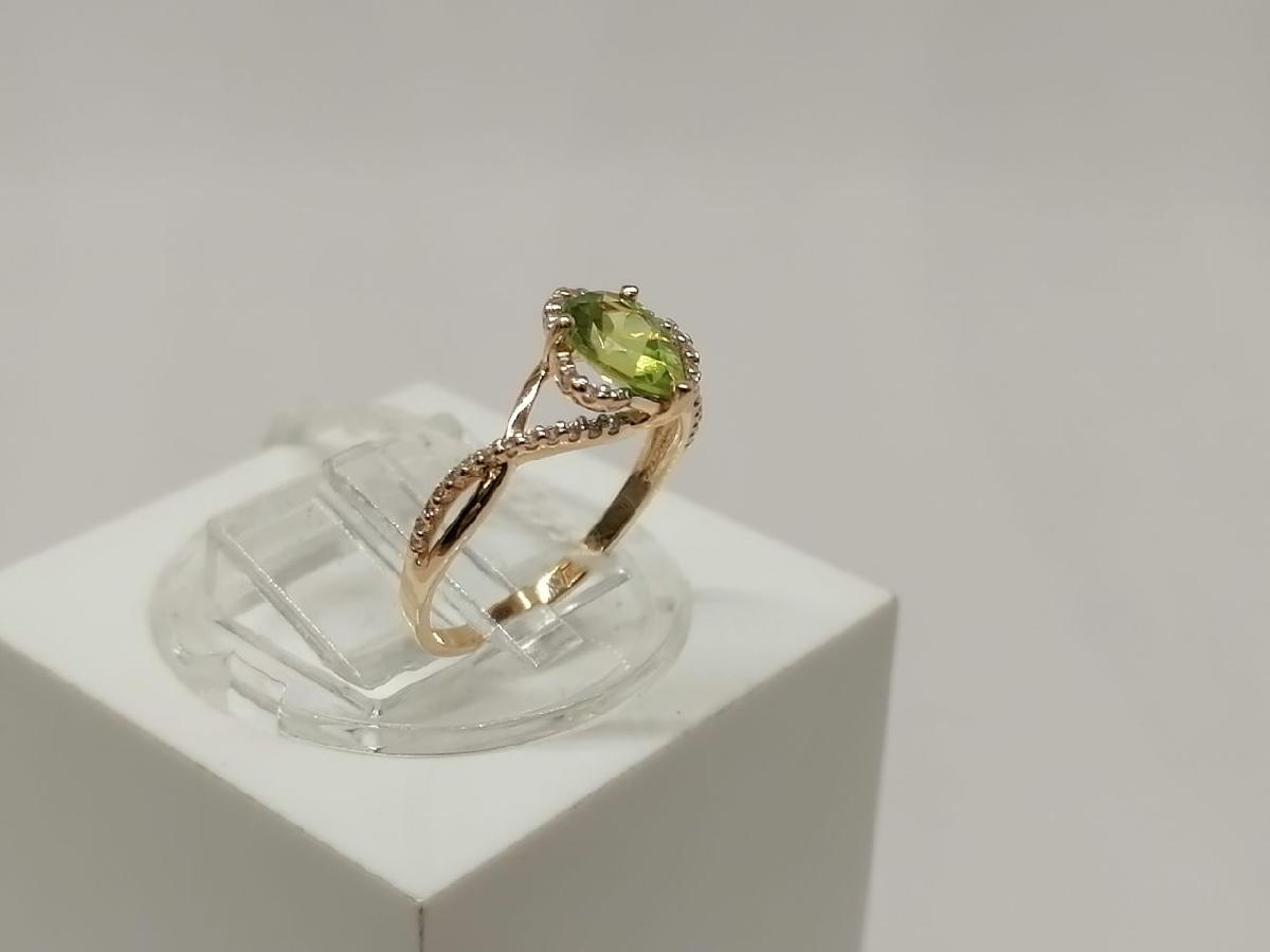 КОЛЬЦО С КАМНЯМИ (Au 585)