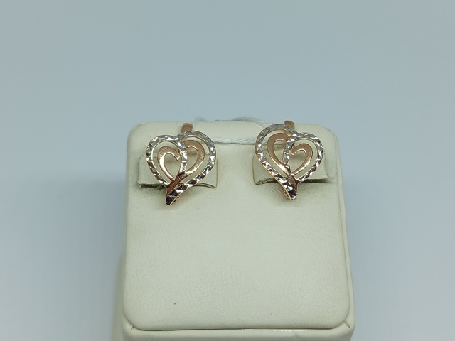 СЕРЬГИ БЕЗ КАМНЯ (Au 585)